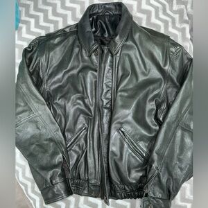 Coach vintage Leather Jacket Unisex Small authentic